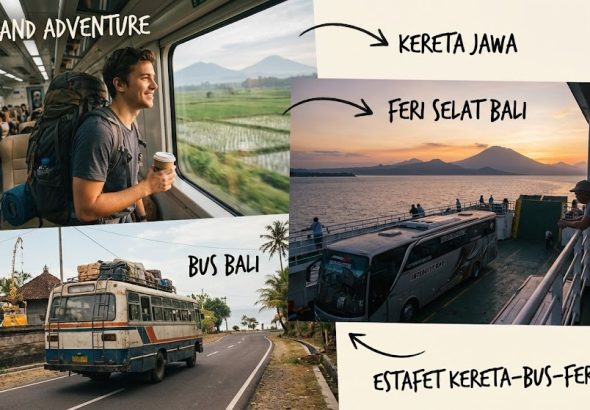 Overland Jawa-Bali: Petualangan Darat Estafet Kereta dan Bus