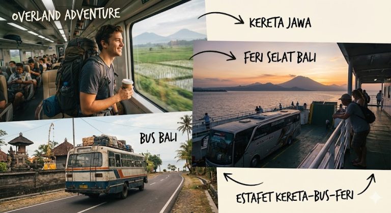 Overland Jawa-Bali: Petualangan Darat Estafet Kereta dan Bus