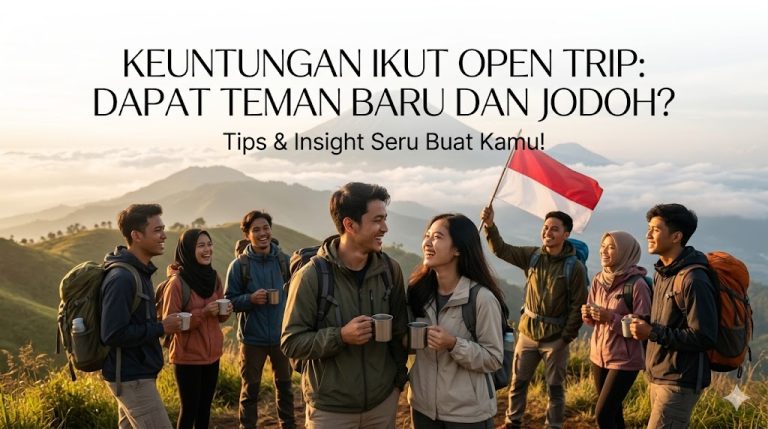 keuntungan ikut open trip: dapat teman baru dan jodoh?