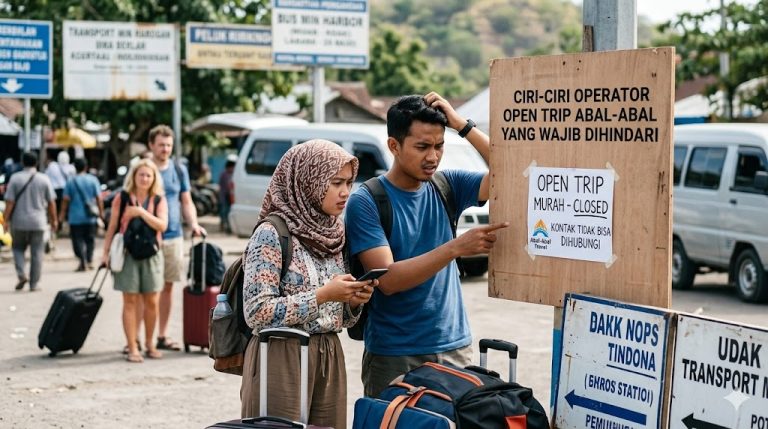 ciri-ciri operator open trip abal-abal yang wajib dihindari