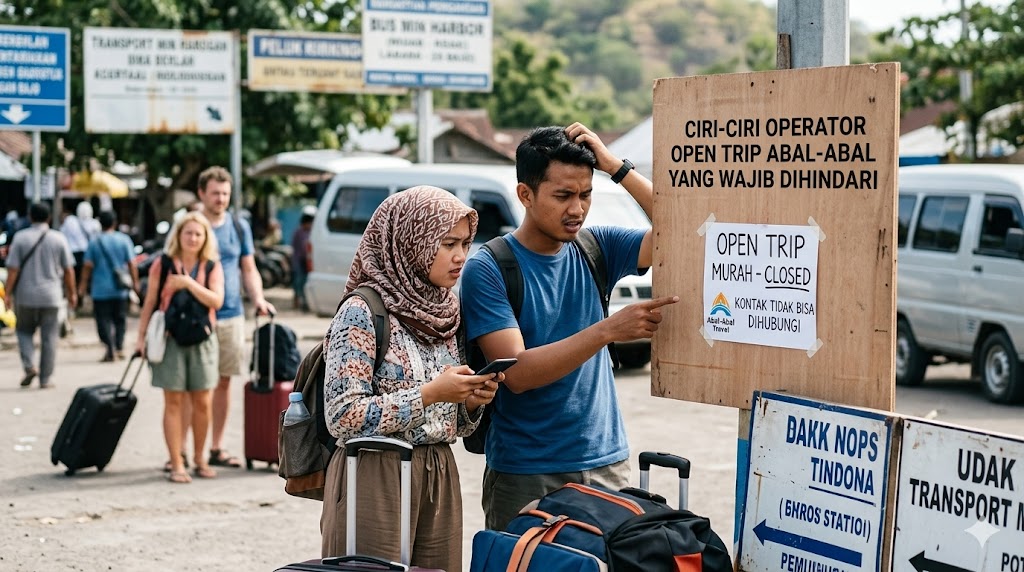 ciri-ciri operator open trip abal-abal yang wajib dihindari