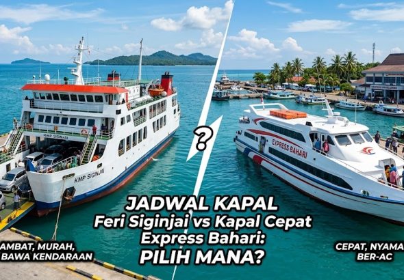 Jadwal Kapal Feri Siginjai vs Kapal Cepat Express Bahari: Pilih Mana?
