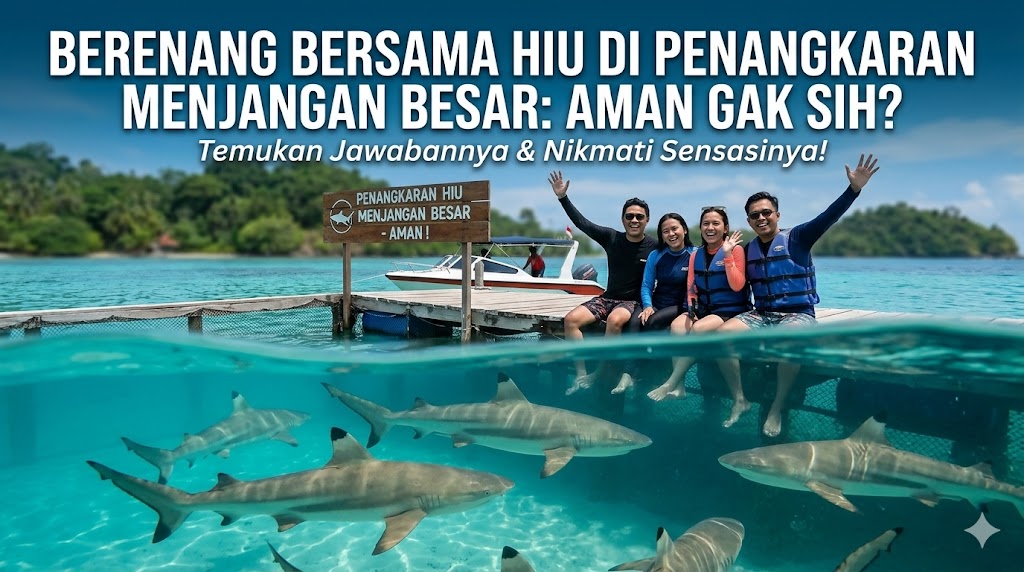Berenang Bersama Hiu di Penangkaran Menjangan Besar: Aman Gak Sih?